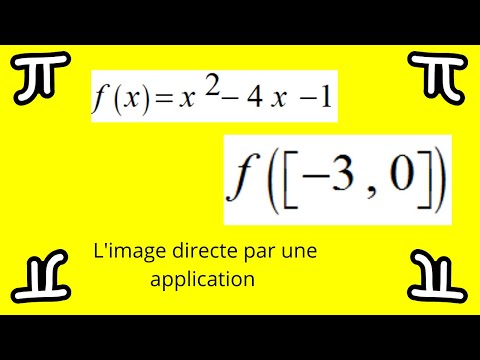 L'image directe d'un ensemble par une application     Exemple
