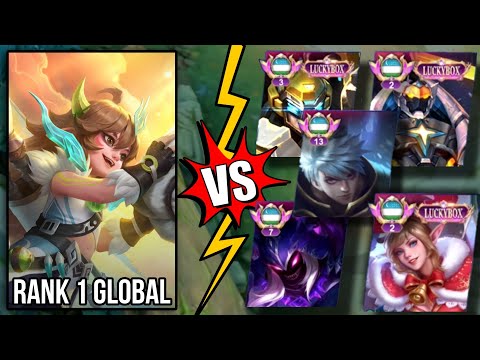 No.1 Popol n Kupa VS Full Supreme Enemies! - Top 1 Global Popol & Kupa by freyaciri. - Mobile Legend