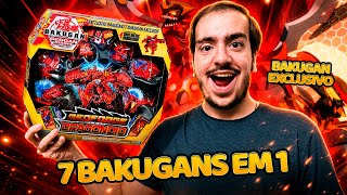 Montando o bakugan GEOFORCE DRAGONOID! É INCRÍVEL!
