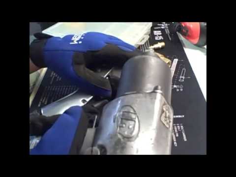 Ingersoll Rand 231c Impact Wrench with a Small Air Compressor