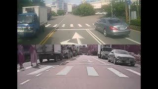 [討論] 視線死角未停讓行人 送貨的喊冤