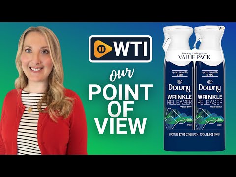 Downy Wrinkle Release Fabric Spray - WTI product video review