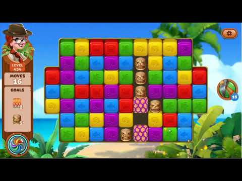 Lost Island Blast Adventure Level 434 - No Boosters