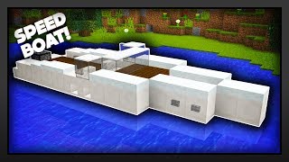 Minecraft - How To Make A Speed Boat