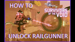 How to unlock Railgunner [Risk of Rain 2 DLC]