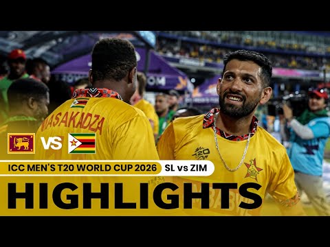 Sri Lanka vs Zimbabwe ICC T20 World Cup 2026 Match Highlights | SL vs ZIM World Cup Highlights