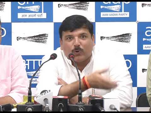 AAP Press Brief by Rajya Sabha Member Sanjay Singh on RTI