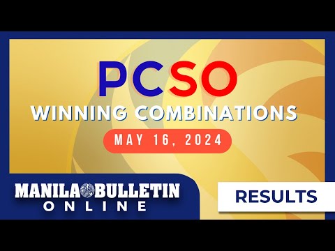 Lotto Draw Results, May 16, 2024 Super Lotto 6/49, Lotto 6/42, 6D, 3D, 2D