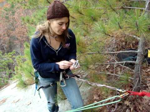 rappelling video