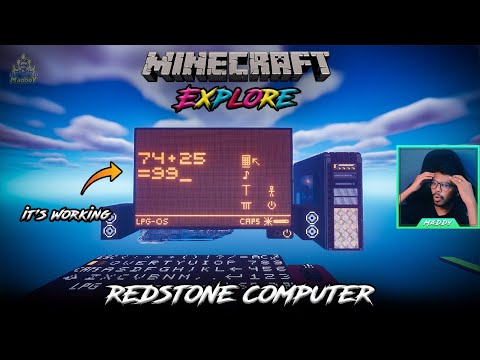 Working Redstone Computer in Minecraft 😲 | Minecraft Explore | in Telugu | Maddy Telugu Gamer