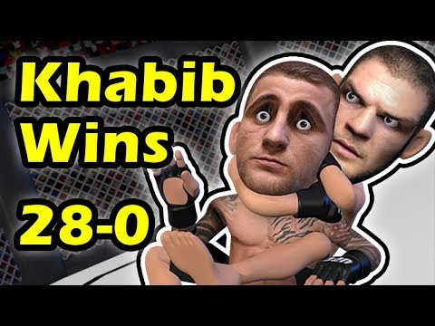 Khabib Nurmagomedov Submits Dustin Poirier & retain his Title at UFC 242