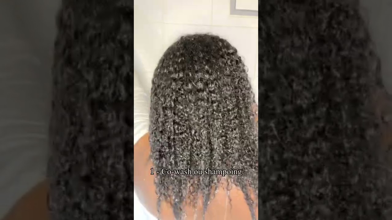 Comment je lave mes cheveux en douceur #shorts #shortsvideo #washdayroutine #cheveux #tutorial #hair