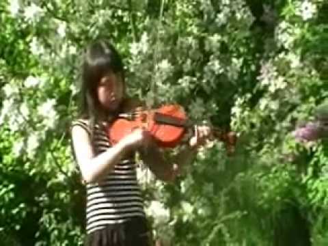 Julia Frölich 9 year violin Swedish folkmusik Polska efter Mårten Andersson