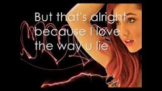 Love The Way You Lie Part II - Ariana Grande Cover - Lyrics