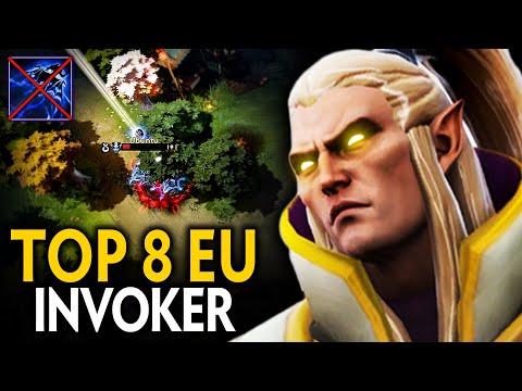 EPIC TOP 8 EU GRANDMASTER INVOKER vs DENDI QUEEN OF PAIN MID | Dota 2 Invoker