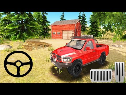 Offroad 4x4 Mountain: Red Pick Up Driving Simulator - Android GamePlay 3D