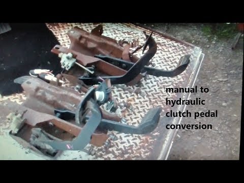 converting to hydraulic pedals master cylinder install 82 c30 ramp truck