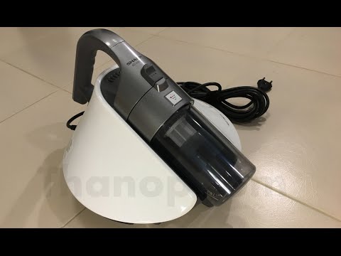 รีวิวเครื่องดูดกำจัดไรฝุ่น Sharp EC-HX100 ดูดฝุ่น กำจัดไรฝุ่นบนเตียงนอน โซฟา พร้อม Plasmacluster