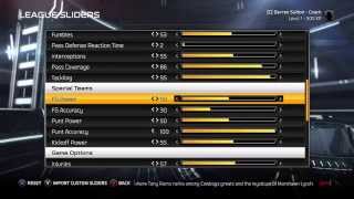My All-Madden Sliders Explanation (Made for Realism)
