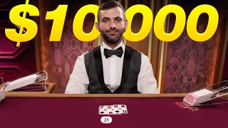 One Step from Victory.. $10,000 Blackjack Session