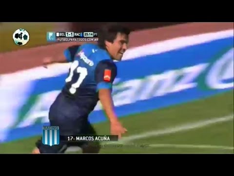 Gol Marcos Acuña - Belgrano 1 Vs Racing Club 2 - Primera División 2014