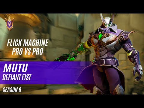FLICK MACHINE MUTU ANDROXUS VS UBERSPAYDY EVIE PALADINS COMPETITIVE (SEASON 6) DEFIANT FIST