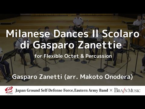 Milanese Dances Il Scolaro di Gasparo Zanetti - Flex Octet & Perc by G. Zanetti (arr. M. Onodera)