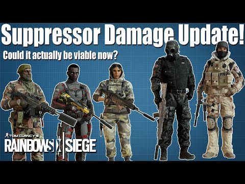 Suppressor Damage Has Changed A LOT! - Rainbow Six Siege