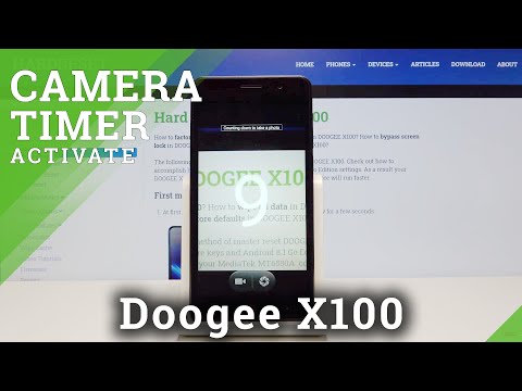 How to Set Up Camera Timer in DOOGEE X100