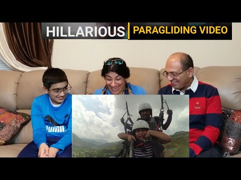 Funny Paragliding | Scared Boy | Paragliding India Funny Video | Must Watch | REACTION !! Video