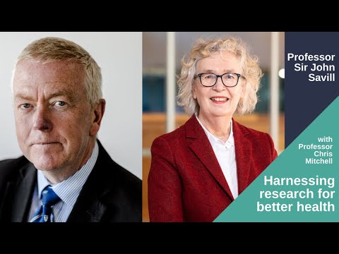 Prof Sir Savill: Embedding research in healthcare in two nations divided by a common language (2021)