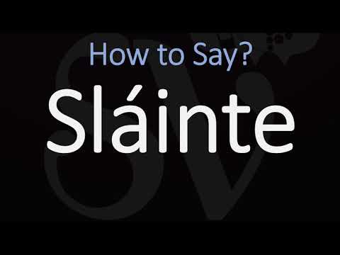 How to Pronounce Sláinte? (CORRECTLY) | Say Cheers in Irish (on St. Patrick's Day!)