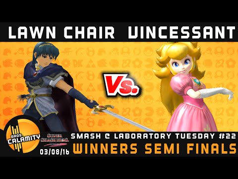 S@LT #22 | Lawn Chair (Marth) vs PW Vincessant (Peach) - Winners Semi Finals - SSBM