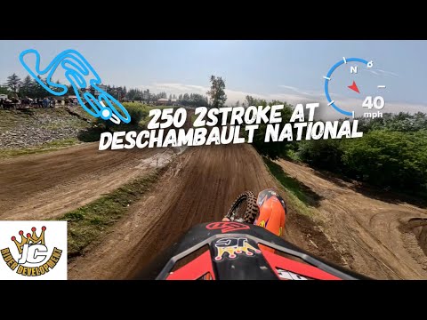 WFO 250 2stroke at Deshabault Pro National