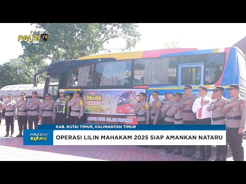 POLRES KUTIM MUSNAHKAN BARANG BUKTI &amp; LEPAS MUDIK GRATIS DALAM APEL OPS LILIN MAHAKAM 2025