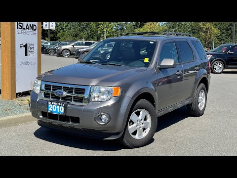 2010 Ford Escape XLT + Moonroof, Flip Up Glass, Leather Review | Island Ford