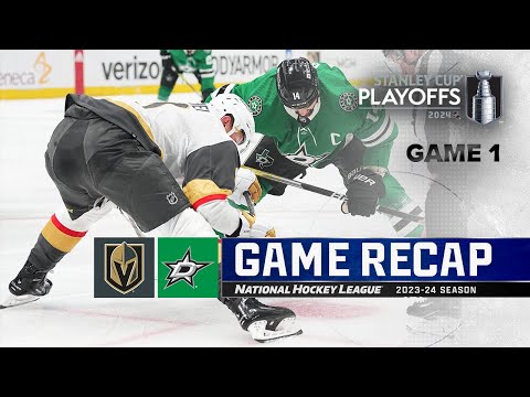 Gm 1: Golden Knights @ Stars 4/22 | NHL Highlights | 2024 Stanley Cup Playoffs