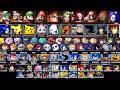 Roster In Different Smash Bros Mods Fan Games