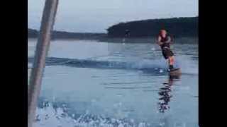 preview picture of video 'Wakeboarding Fun on Mark Twain Lake'