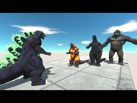 SUPER GODZILLA DEATH RUN - Animal Revolt Battle Simulator