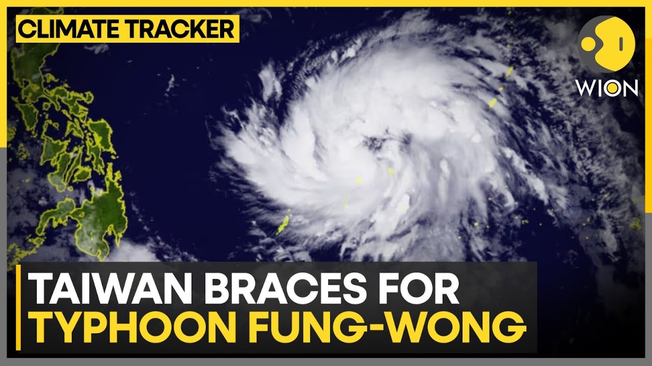 Typhoon Fung-Wong Approaches Taiwan Amid Heavy Rain Warnings | WION Climate Tracker