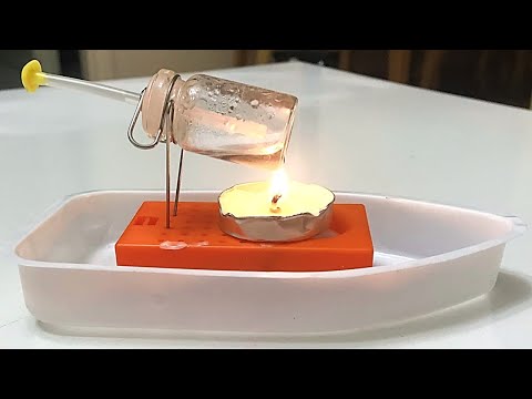 Steam Powered Mini Boat - DIY Kit