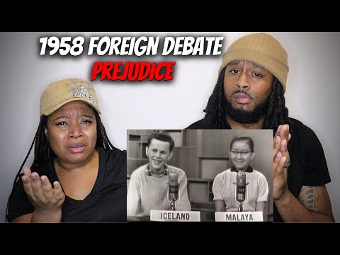 🇹🇭🇲🇾🇵🇭🇮🇸🇹🇷🇬🇷 1958 Students Prejudice Debate: Thailand, Malaya, Philippines, Iceland, Turkey, Greece