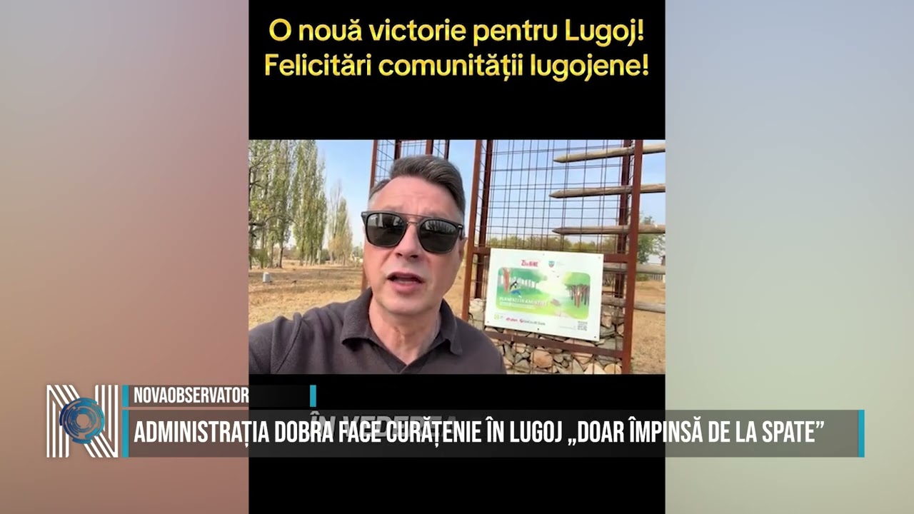 Administrația Dobra face curățenie în Lugoj „doar împinsă de la spate”