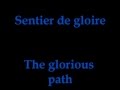 Vois sur ton Chemin with French and English lyrics ...