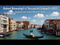 A Toccata of Galuppi's | Robert Browning’s Brilliant 1855 Poem | Sung by Tara Turner | Music GM Jon