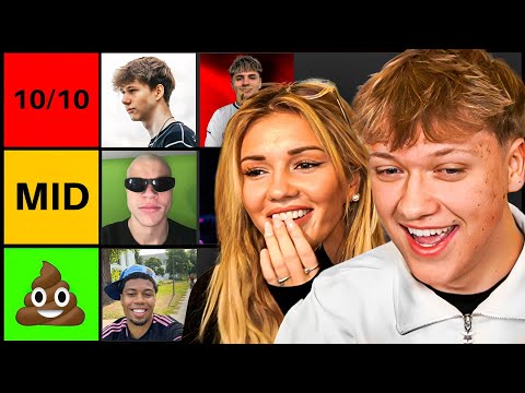 STREAMER RANKING WITH BRECKIE HILL! 😂💕