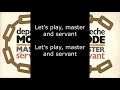 Depeche Mode - Master And Servant (Lyrics)