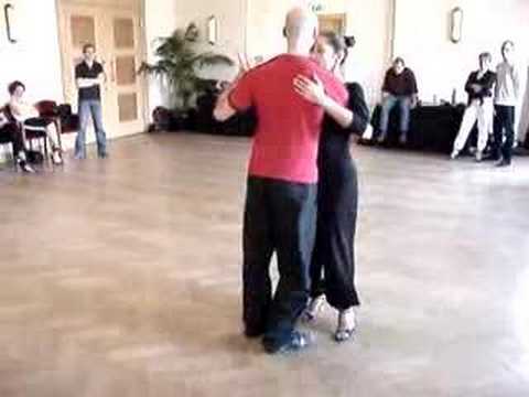  Juan Capriotti  and  Graciana Romeo  are  dancing  to  the  milonga  "  Milonga Del 900  "  or  "  Canaro  "  in  2007