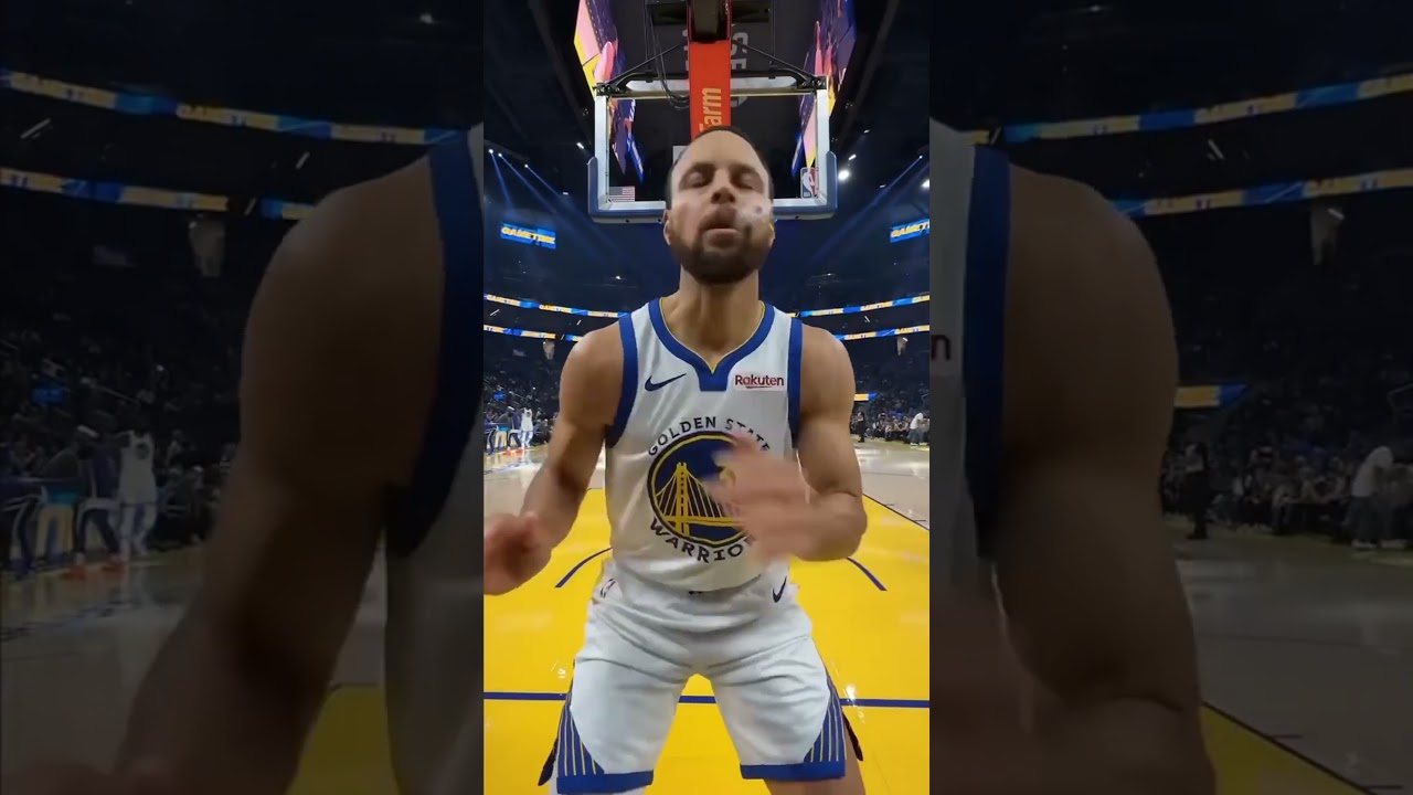 Steph Curry pre game routine will never get old